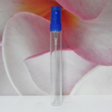 Tube Glass 8 ml Clear with PE Sprayer: BLUE